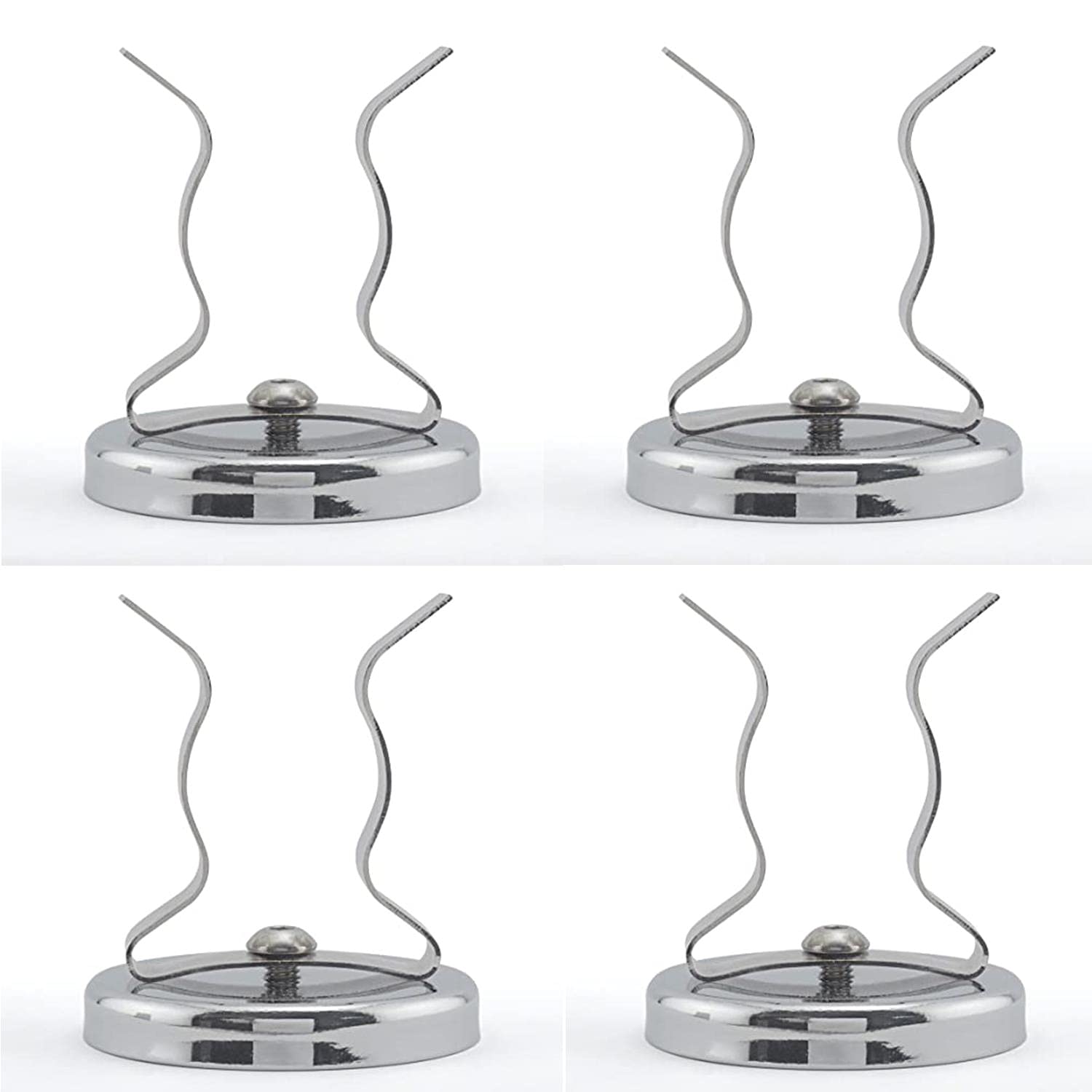 Keyfit Tools Adjustable Magnetic Or Wall Mount (4 pack) Broom Holder For Rake Shovel Tool Mop Garage Storage Hook Clip
