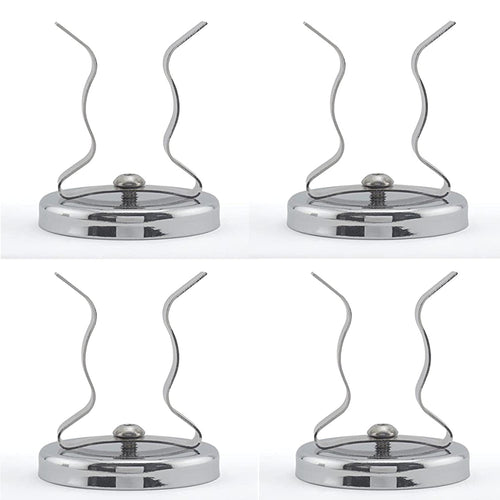 Keyfit Tools Adjustable Magnetic Or Wall Mount (4 pack) Broom Holder For Rake Shovel Tool Mop Garage Storage Hook Clip