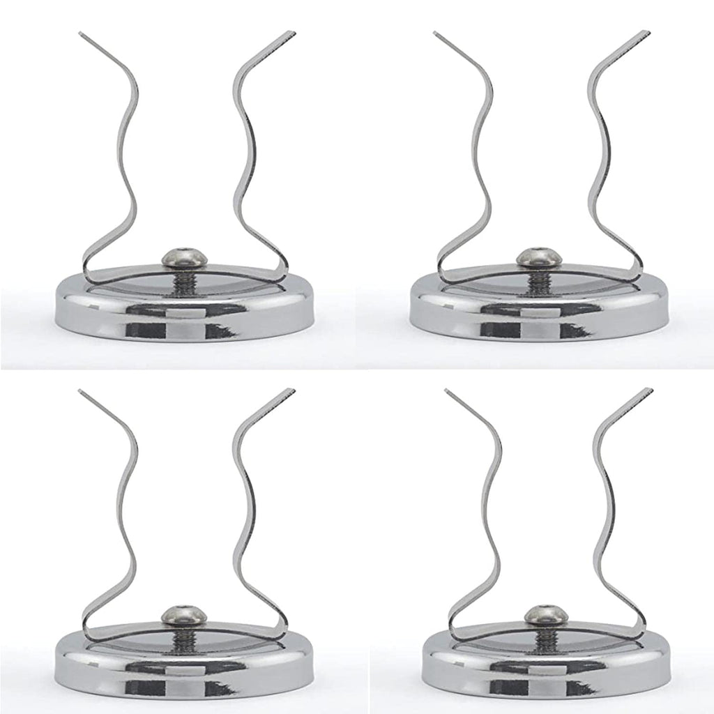 Keyfit Tools Adjustable Magnetic Or Wall Mount (4 pack) Broom Holder For Rake Shovel Tool Mop Garage Storage Hook Clip