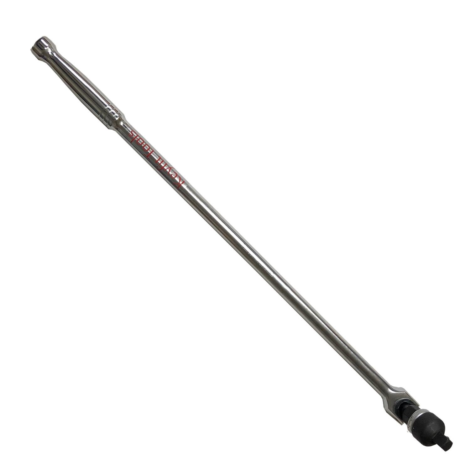 Keyfit Tools Breaker Bar. GUARANTEED FOR LIFE 1/2 Drive 24 Long & 1/2 Inch Drive Ratchet Adapter (2pc Set) Premium Chrome Vanadium Heat Treated