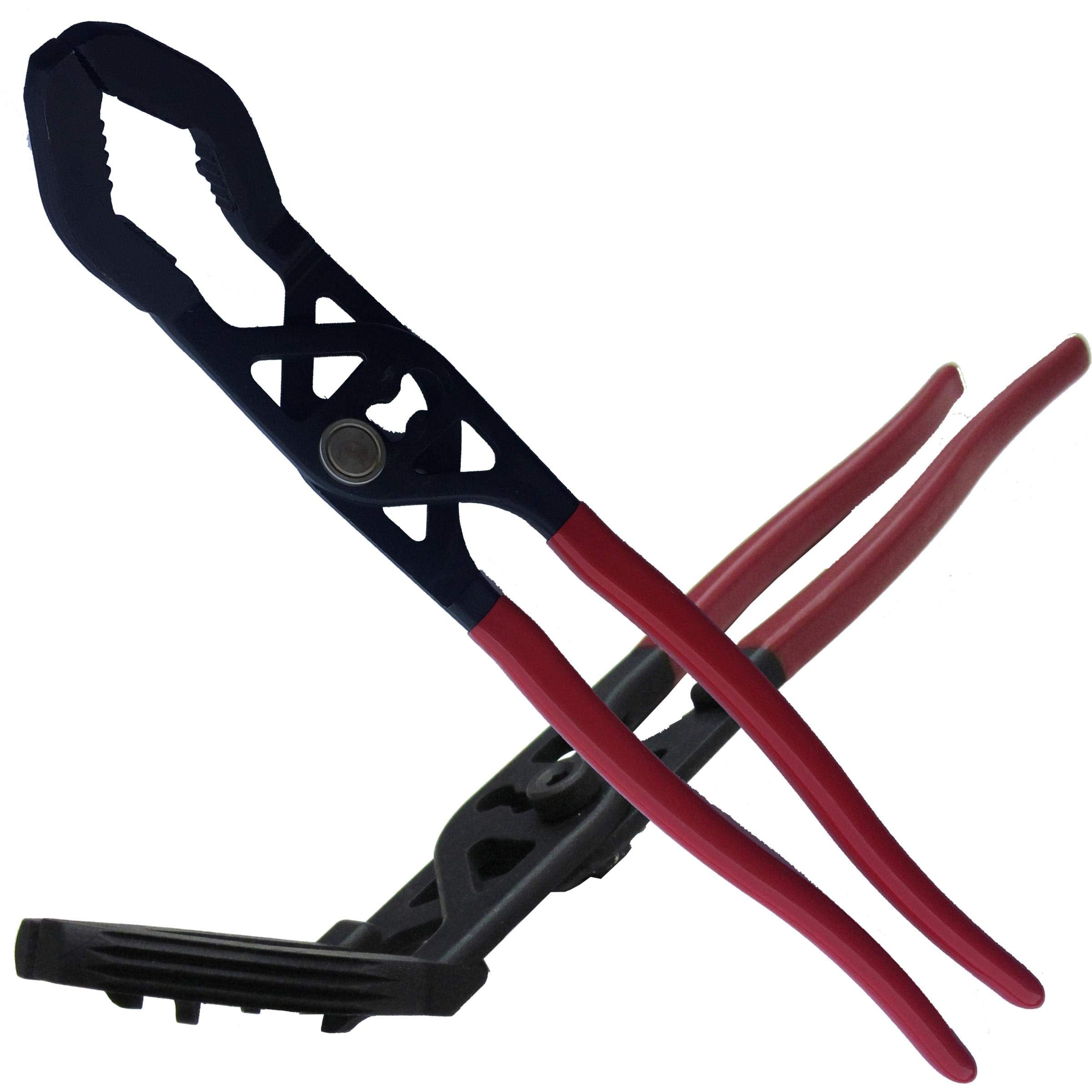 M Wrench Fixed Angled Jaw For Places Standard Slip Joint Pliers Wont Reach or Fit Great for Plumbing Jobs